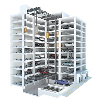 Sistema de estacionamiento automatizado tipo gabinete